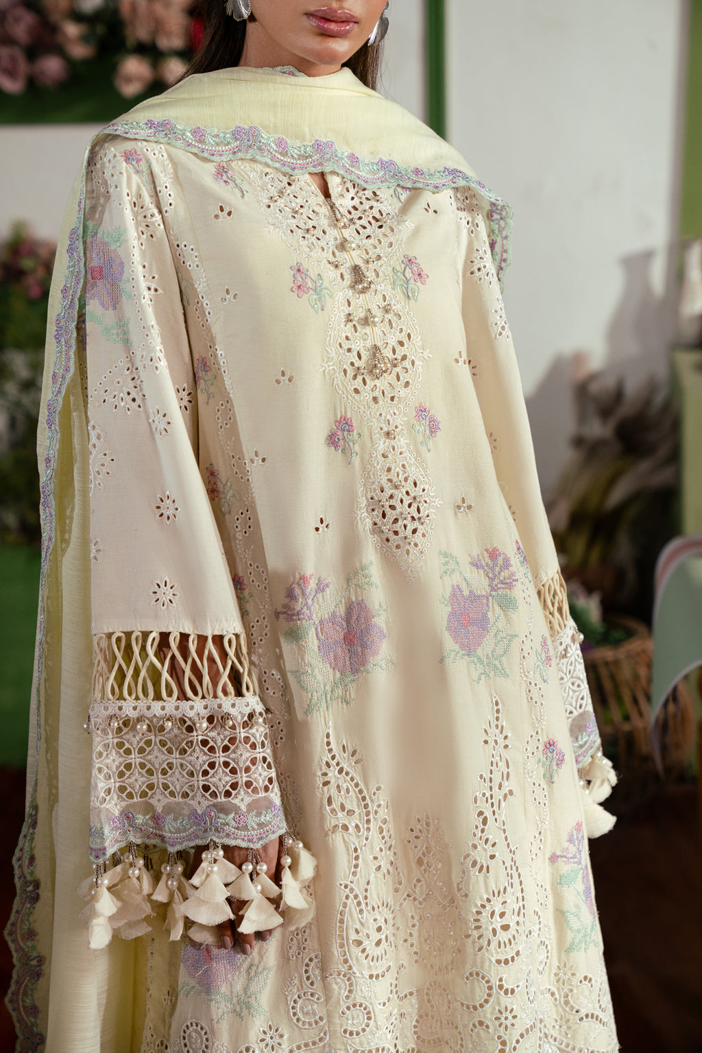 3 PIECE EMBROIDERED LAWN - SEREN (Luxury Lawn)