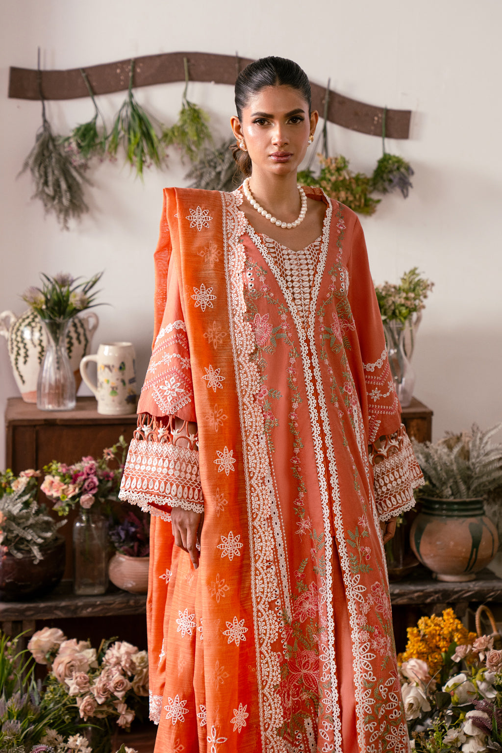 3 PIECE EMBROIDERED LAWN - ESMA (Luxury Lawn)