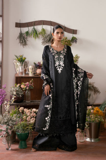 3 PIECE EMBROIDERED LAWN - SAFIA (Luxury Lawn)