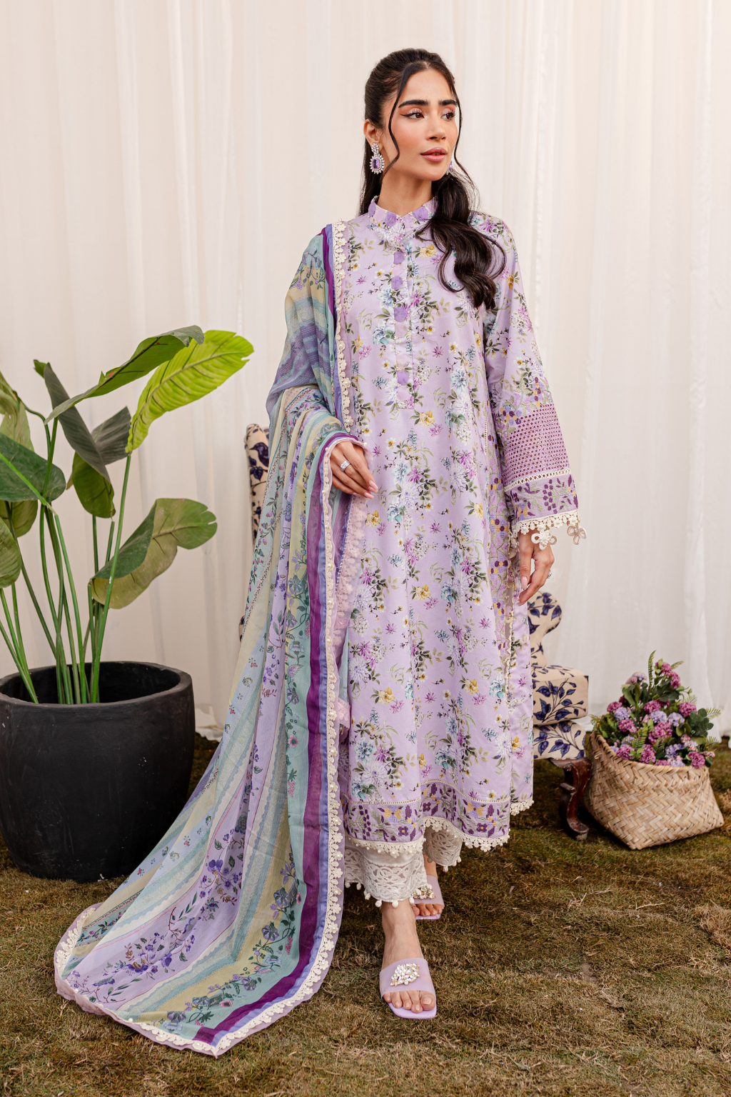 3 PIECE PRINTED LAWN - FALAK (UNSTITCHED)