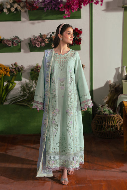 3 PIECE EMBROIDERED LAWN - ELA (Luxury Lawn)