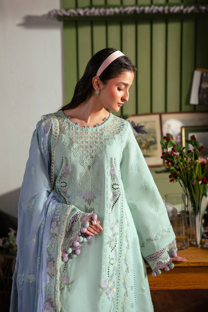 3 PIECE EMBROIDERED LAWN - ELA (Luxury Lawn)