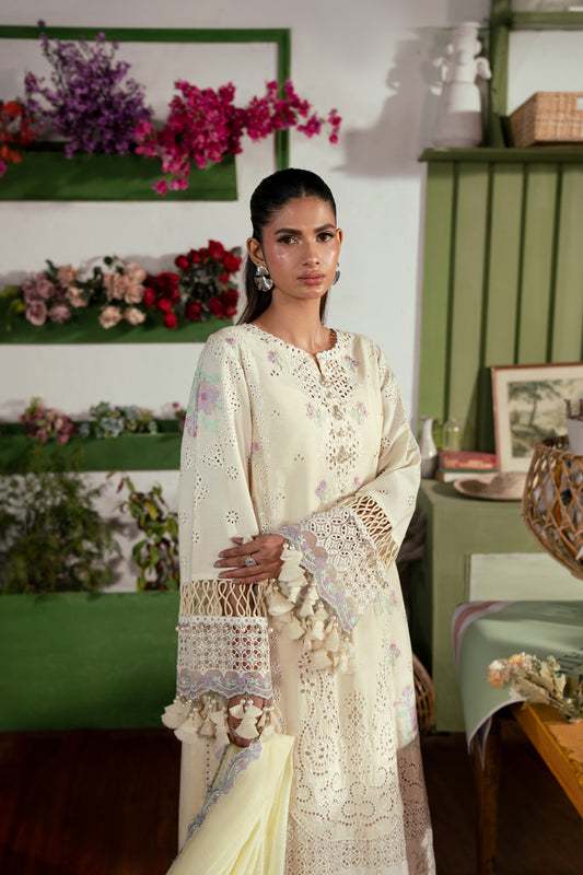 3 PIECE EMBROIDERED LAWN - SEREN (Luxury Lawn)